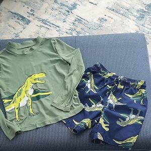 Carter's Boys' Swim Trunks and Long Sleeve Swim Top